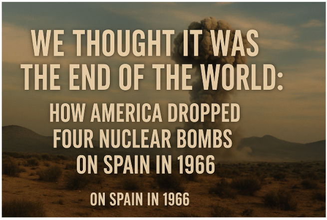 We Thought It Was the End of the World: How America Dropped Four Nuclear Bombs on Spain in 1966